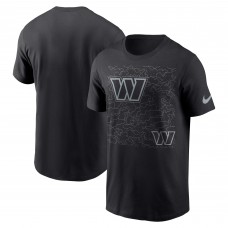 Футболка Washington Commanders Nike RFLCTV - Black