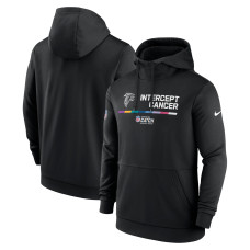 Толстовка Atlanta Falcons Nike Black NFL Crucial Catch Therma Performance Толстовка Atlanta Falcons Nike Black NFL Crucial Catch Therma Performance