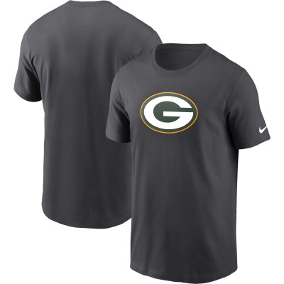 Футболка Green Bay Packers Nike Anthracite Logo Essential