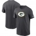 Футболка Green Bay Packers Nike Anthracite Logo Essential Футболка Green Bay Packers Nike Anthracite Logo Essential