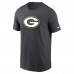 Футболка Green Bay Packers Nike Anthracite Logo Essential