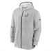 Толстовка на молнии New Orleans Saints Nike Historic Lifestyle - Heather Charcoal