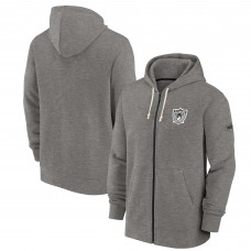 Толстовка на молнии Las Vegas Raiders Nike Historic Lifestyle - Heather Gray