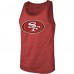 Майка Deebo Samuel San Francisco 49ers Majestic Threads Name & Number Tri-Blend - Scarlet
