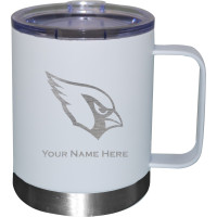 Именная Arizona Cardinals White 12oz. Stainless Steel Lowball with Handle