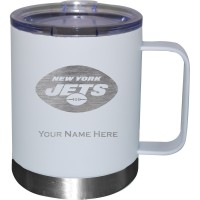 Именная кружка New York Jets 12oz. - White