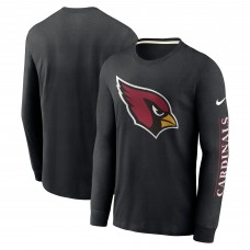 Футболка с длинным рукавом Arizona Cardinals Nike Fashion Tri-Blend - Black