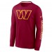 Футболка с длинным рукавом Washington Commanders Nike Fashion Tri-Blend - Burgundy