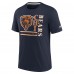 Футболка Chicago Bears Nike Wordmark Logo Tri-Blend - Navy