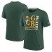 Футболка Green Bay Packers Nike Green Wordmark Logo Tri-Blend