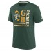 Футболка Green Bay Packers Nike Green Wordmark Logo Tri-Blend