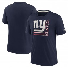 Футболка New York Giants Nike Wordmark Logo Tri-Blend - Navy
