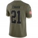 Джерси Jeremy Chinn Carolina Panthers Nike 2022 Salute To Service Limited - Olive