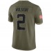 Джерси Zach Wilson New York Jets Nike 2022 Salute To Service Limited - Olive