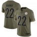 Джерси Najee Harris Pittsburgh Steelers Nike 2022 Salute To Service Limited - Olive