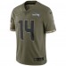 Игровая джерси DK Metcalf Seattle Seahawks Nike 2022 Salute To Service Limited - Olive