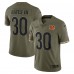 Джерси Jessie Bates III Cincinnati Bengals Nike 2022 Salute To Service Limited - Olive