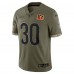 Джерси Jessie Bates III Cincinnati Bengals Nike 2022 Salute To Service Limited - Olive