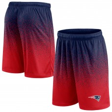 New England Patriots Ombre Shorts - Navy/Red