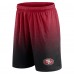 Шорты San Francisco 49ers Ombre - Scarlet/Black