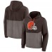 Толстовка Cleveland Browns Fanatics Brown Winter Camp