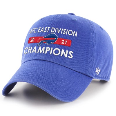 Бейсболка Buffalo Bills 2021 AFC East Division Champions Clean Up - Royal - оригинальная атрибутика плейофф НФЛ 2021/2022