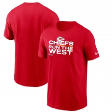 Футболка Kansas City Chiefs Nike 2021 AFC West Division Champions Trophy Collection - Red