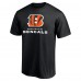 Joe Burrow Cincinnati Bengals Playmaker T-Shirt - Black - оригинальная атрибутика Цинциннати Бенгалс