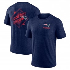 Футболка New England Patriots Diamond Scroll Tri-Blend - Navy
