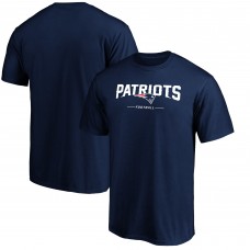 Футболка New England Patriots Team Lockup - Navy