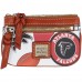 Atlanta Falcons Dooney & Bourke Womens Gameday Lexi Crossbody with Small Coin Case
