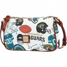 Jacksonville Jaguars Dooney & Bourke Womens Gameday Lexi Crossbody with Small Coin Case