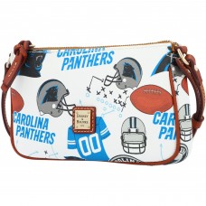 Carolina Panthers Dooney & Bourke Womens Gameday Lexi Crossbody with Small Coin Case