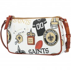 New Orleans Saints Dooney & Bourke Womens Gameday Lexi Crossbody with Small Coin Case