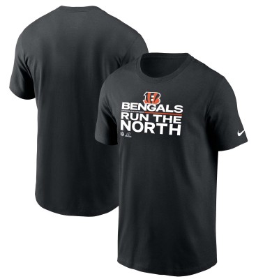 Футболка Cincinnati Bengals Nike 2021 AFC North Division Champions Trophy Collection - Black - оригинальная атрибутика плейофф НФЛ 2021/2022
