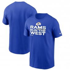 Футболка Los Angeles Rams Nike 2021 NFC West Division Champions Trophy Collection - Royal