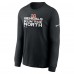 Футболка с длинным рукавом Cincinnati Bengals Nike 2021 AFC North Division Champions Trophy Collection - Black - оригинальная атрибутика плейофф НФЛ 2021/2022