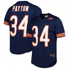 Футболка Walter Payton Chicago Bears Mitchell & Ness Retired Player Name & Number Mesh - Navy