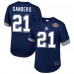 Dallas Cowboys Deion Sanders Mitchell & Ness Navy Retired Player Name & Number Mesh Top