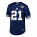 Dallas Cowboys Deion Sanders Mitchell & Ness Navy Retired Player Name & Number Mesh Top