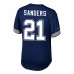 Dallas Cowboys Deion Sanders Mitchell & Ness Navy Retired Player Name & Number Mesh Top