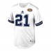 Dallas Cowboys Deion Sanders Mitchell & Ness White Retired Player Name & Number Mesh Top