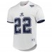 Dallas Cowboys Emmitt Smith Mitchell & Ness White Retired Player Name & Number Mesh Top