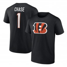 Футболка Ja'Marr Chase Cincinnati Bengals Player Icon- Black