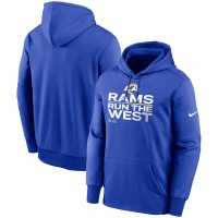 Толстовка Los Angeles Rams Nike 2021 NFC West Division Champions Trophy Collection - Royal