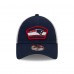 New England Patriots New Era Navy/White Logo Patch Trucker 9FORTY Snapback Hat