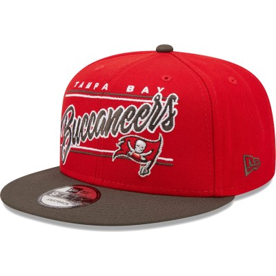 Бейсболка Tampa Bay Buccaneers New Era  Team Script 9FIFTY - Scarlet/Pewter
