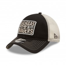 Бейсболка Las Vegas Raiders New Era  Devoted Trucker 9TWENTY -  Black/Natural