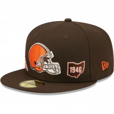 Бейсболка Cleveland Browns New Era Identity 59FIFTY - Brown