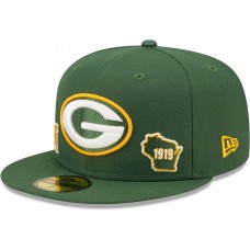 Бейсболка Green Bay Packers New Era Identity 59FIFTY - Green